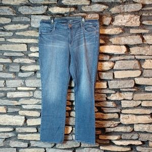 LOFT Ann Taylor curvy straight jeans sz 34/18
